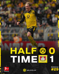 Borussia Dortmund verloor thuis met 0-1 van Bayer 04 Leverkusen.